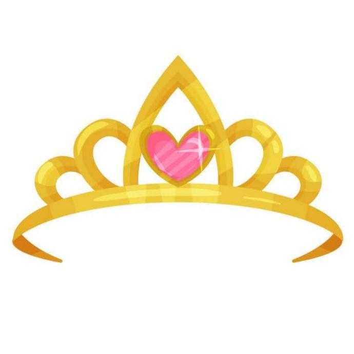 Принцессы с короной мультяшные