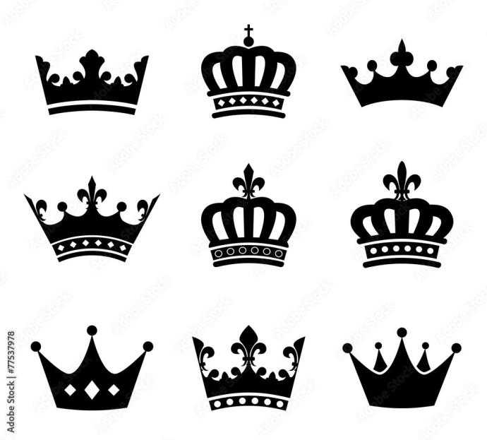 Корона рисунок