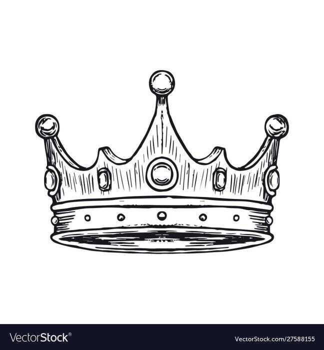 Корона скетч