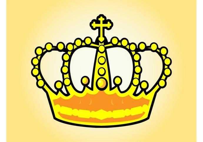Корона нарисованная