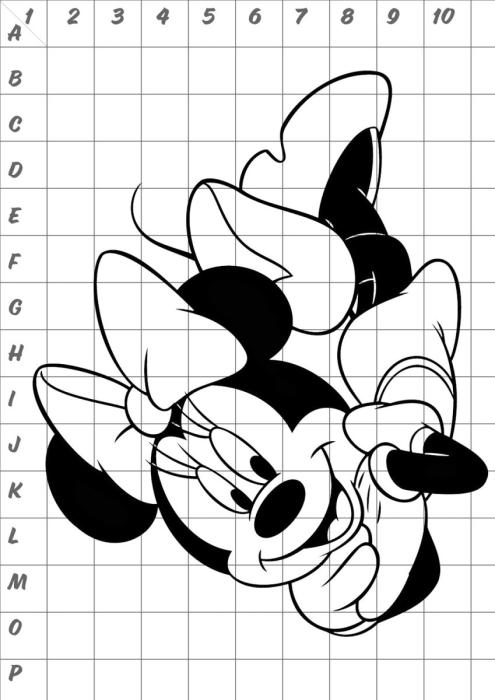 Мини персонажи раскраска