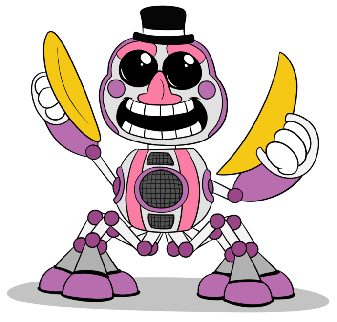 Раскраска ФНАФ 9 Фредди