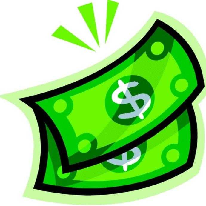 Нарисованный знак доллара