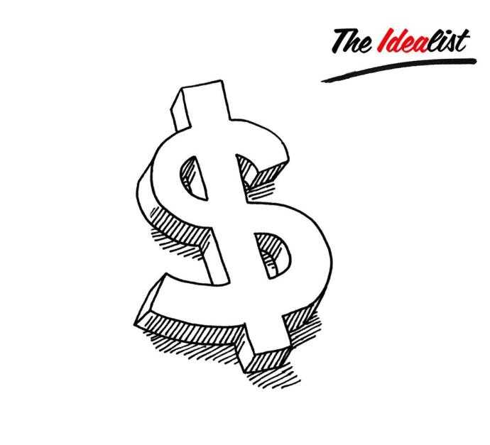 Нарисованный доллар