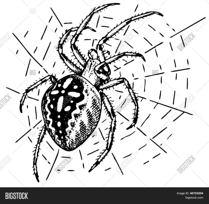 Паук эскиз77