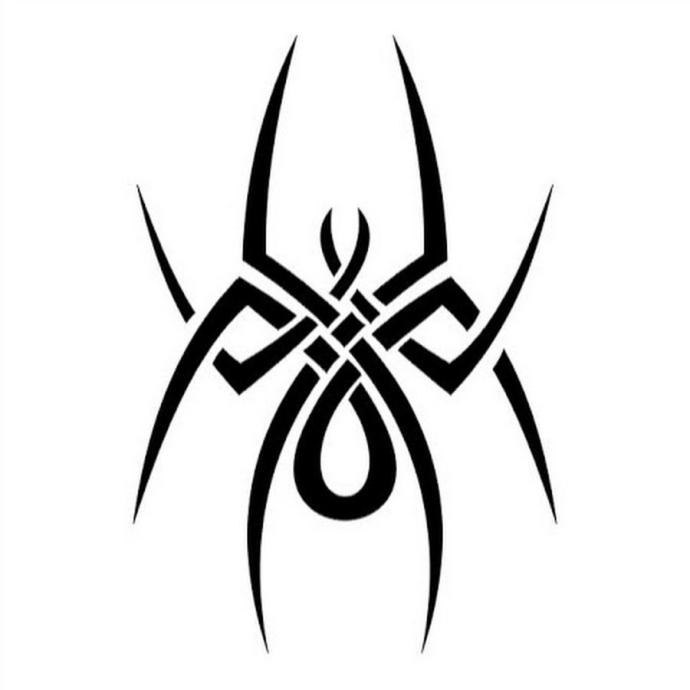 Тату паука для детей