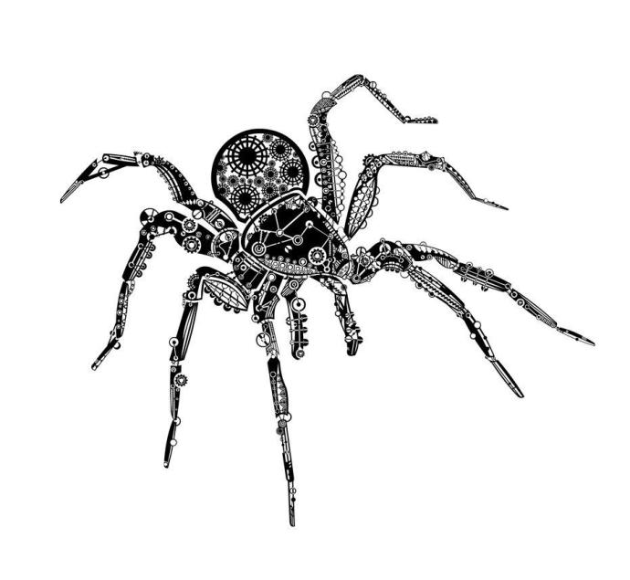 Паук тату эскиз