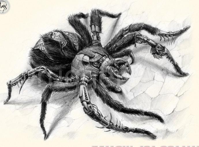 Стилизованное изображение паука