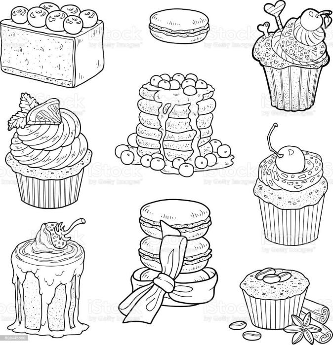 Инструменты кондитера в детских картинках