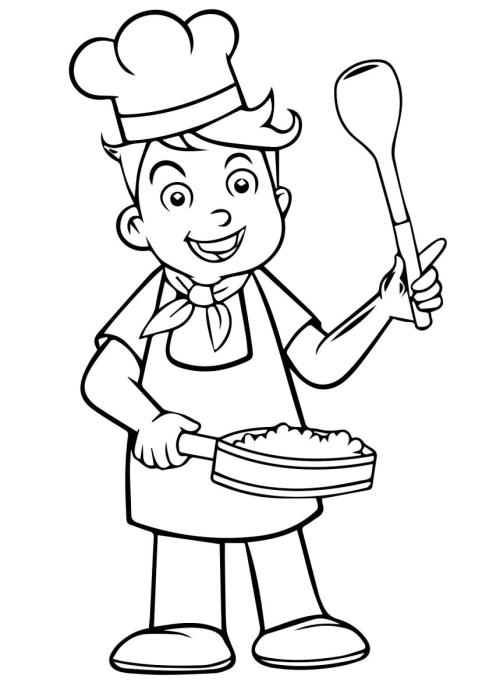 Раскраски пирожные и сладости