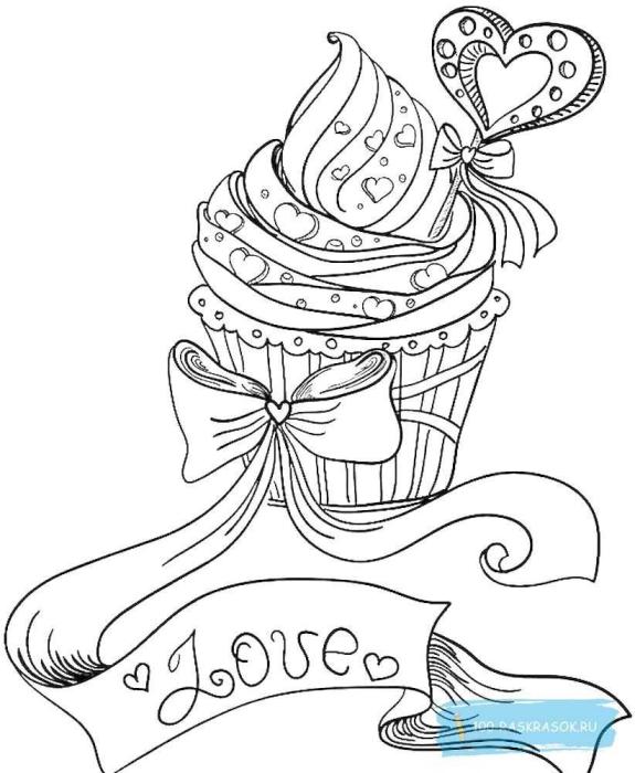 Раскраска кондитер71