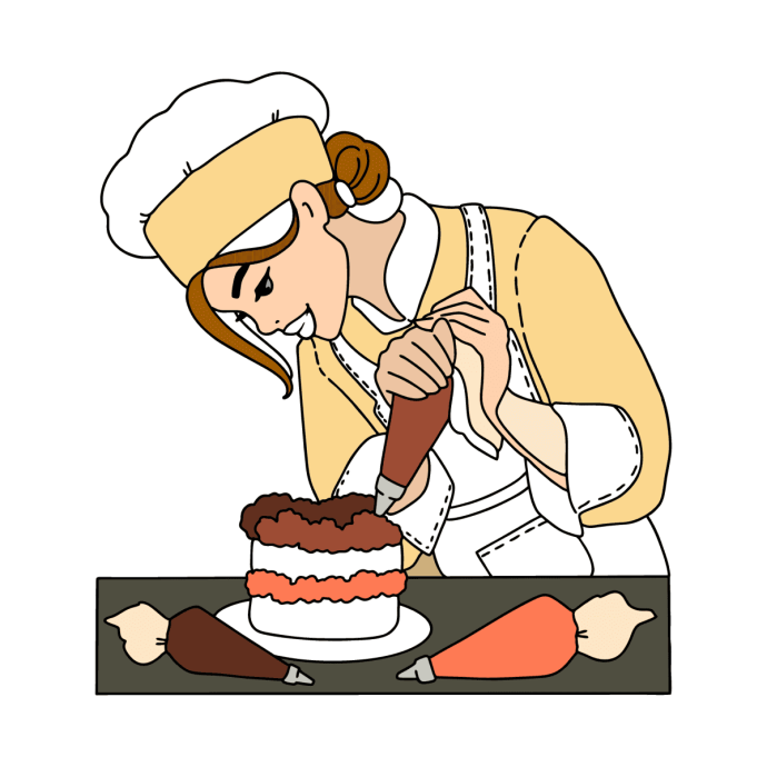 Девочка кондитер