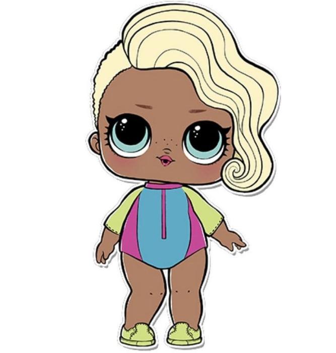 Куклы ЛОЛ для срисовки