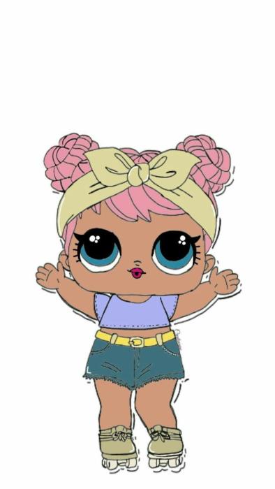 Кукла ЛОЛ вектор