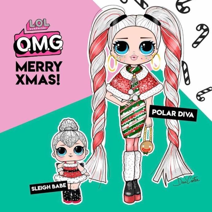 Бумажные куклы ЛОЛ омг