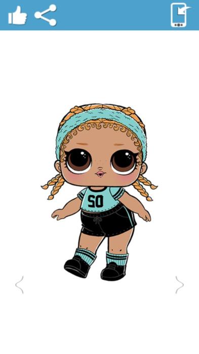 Кукла ЛОЛ бейсболка