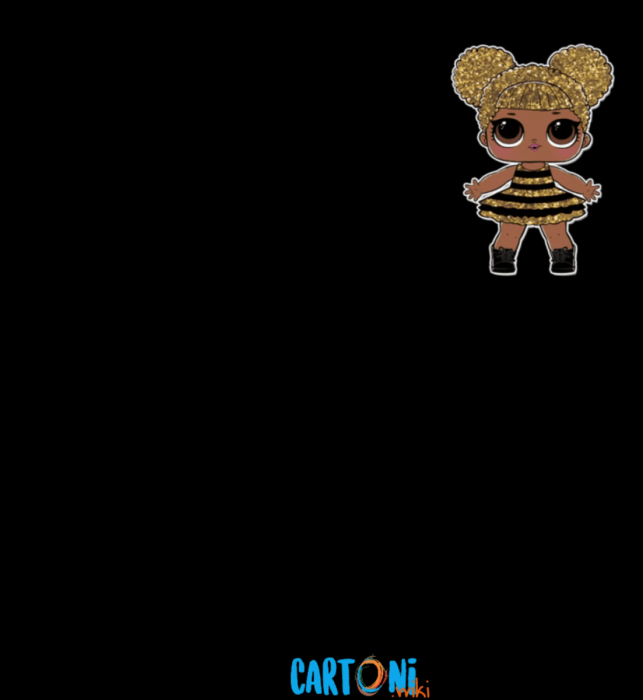 Раскраска кукла ЛОЛ Квин