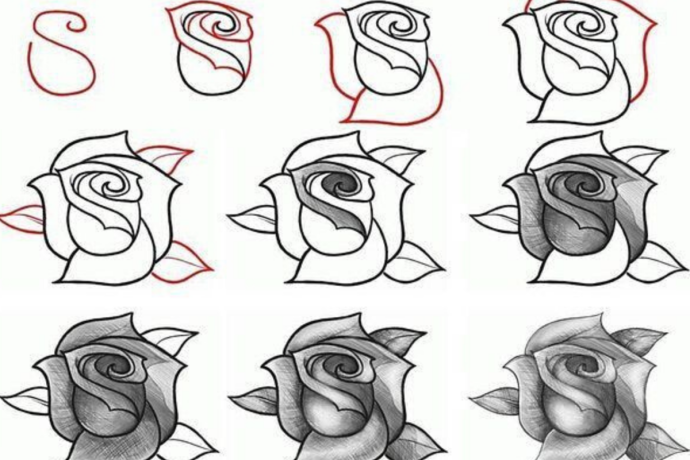 Милый рисунок для срисовки карандашом