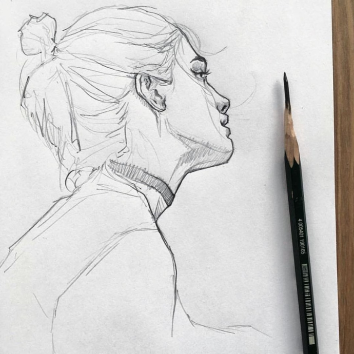 Эскизы карандашом