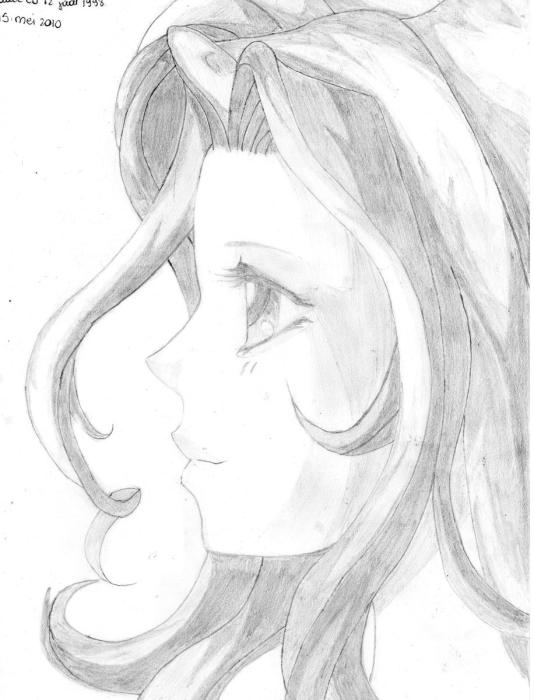 Аниме рисунки карандашом