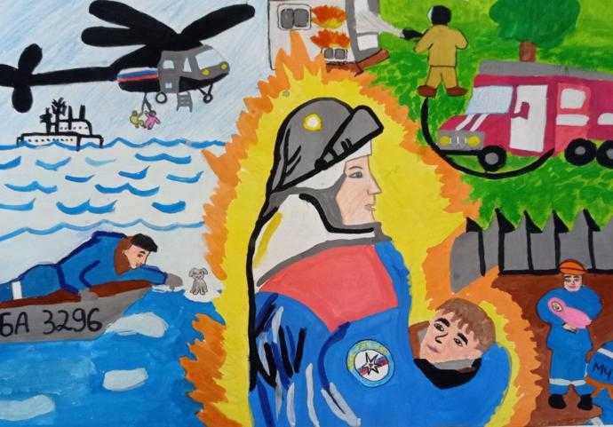 Плакат на тему Гражданская оборона