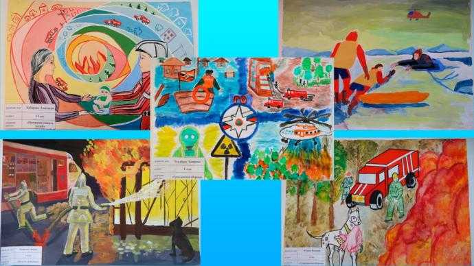 90 Лет гражданской обороне России рисунки