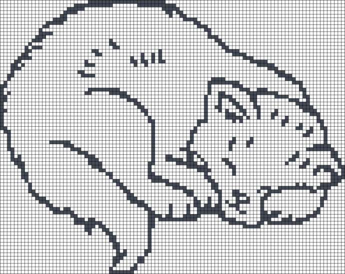 Вышивка крестиком зайцы кролики