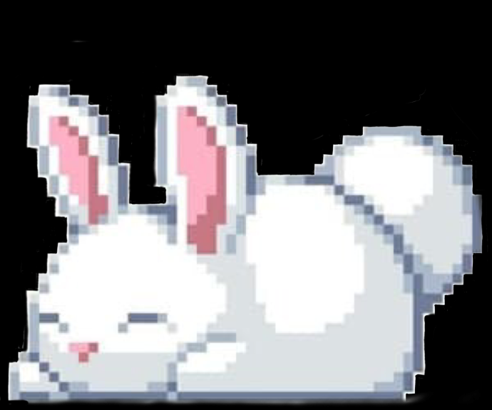 Пасхальный кролик вышивка