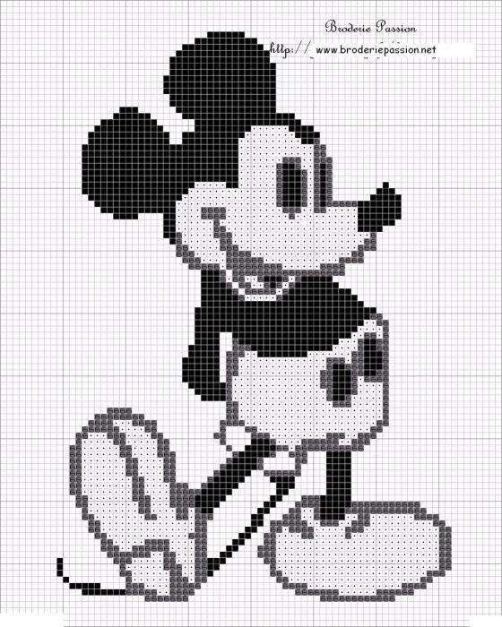 Рисунки по клеточкам черно белые