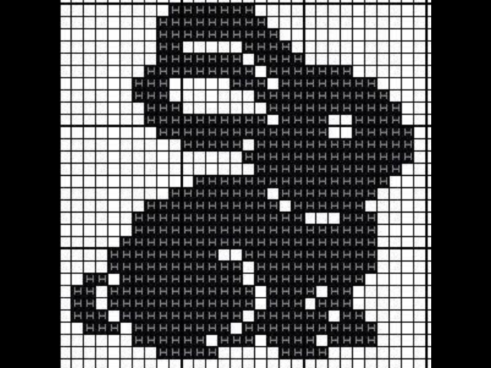 Вышивка крестом Зайка