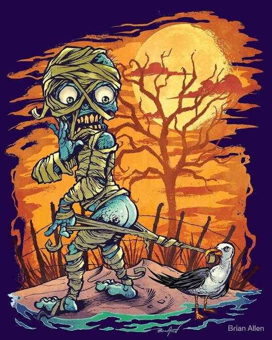 Зомби мультяшный