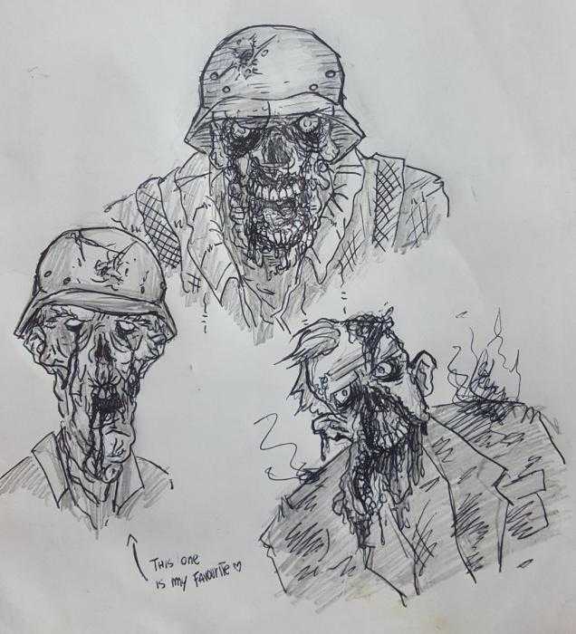Рисунки зомби77