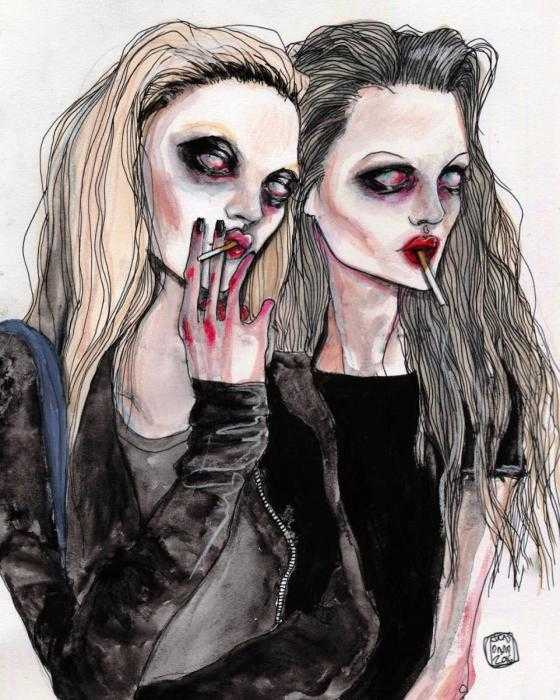 Рисунки зомби66