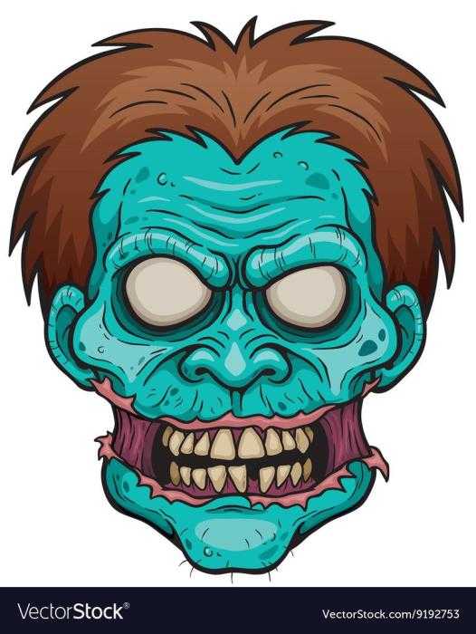 Мультипликационный зомби