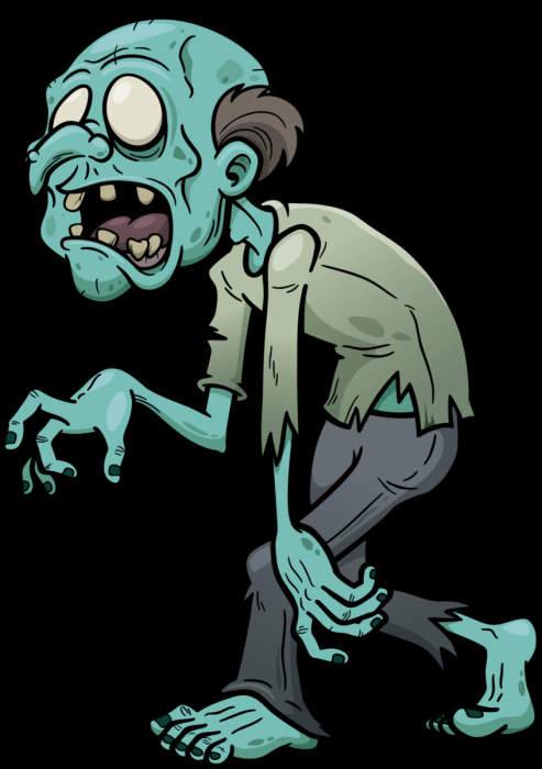 Страшные рисунки зомби