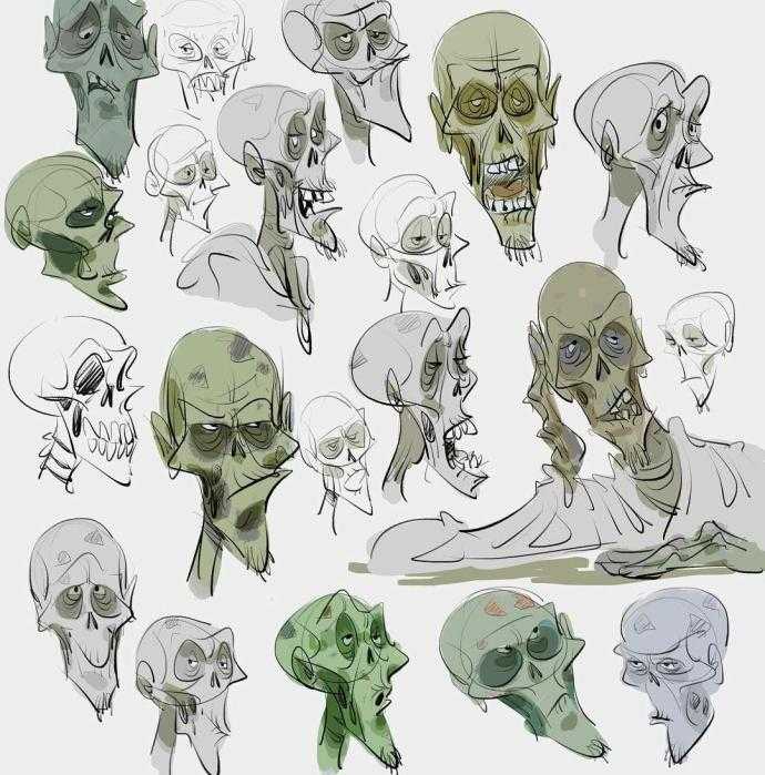 Рисунки зомби74
