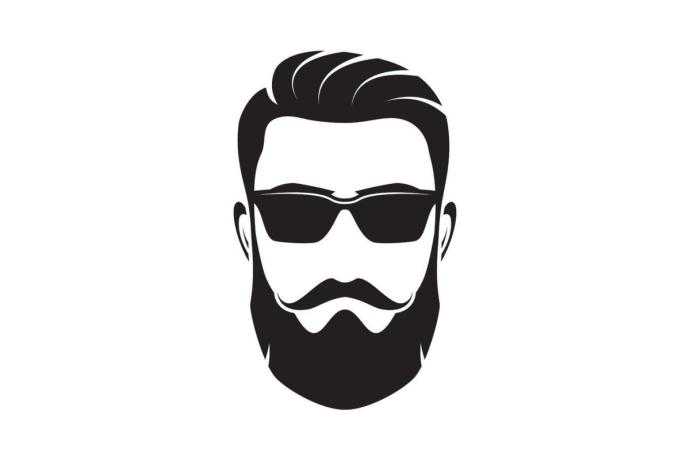 Мультяшный человек с бородой