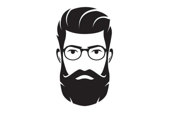 Лицо с бородой