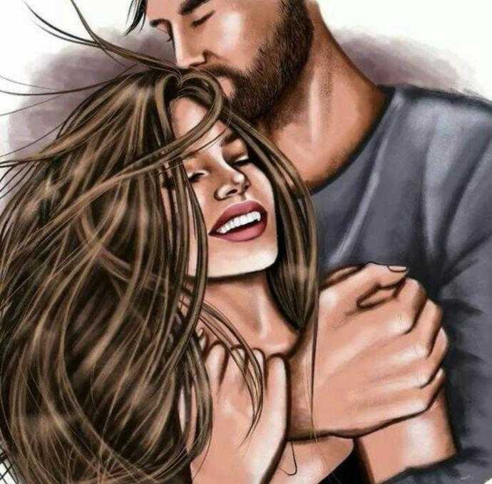 Мужчина с бородой Графика