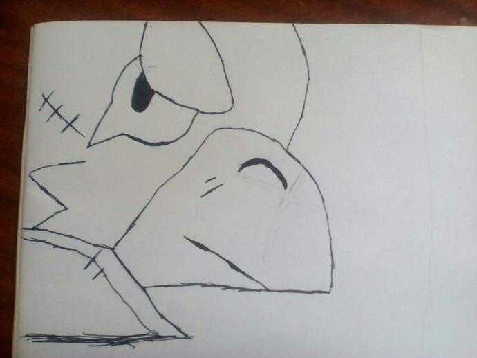 Рисунки на альбомном листе