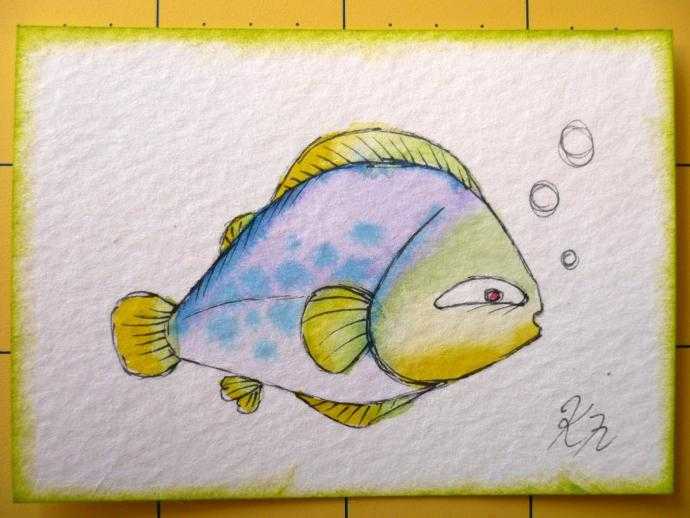 Рисунки на свободную тему акварелью