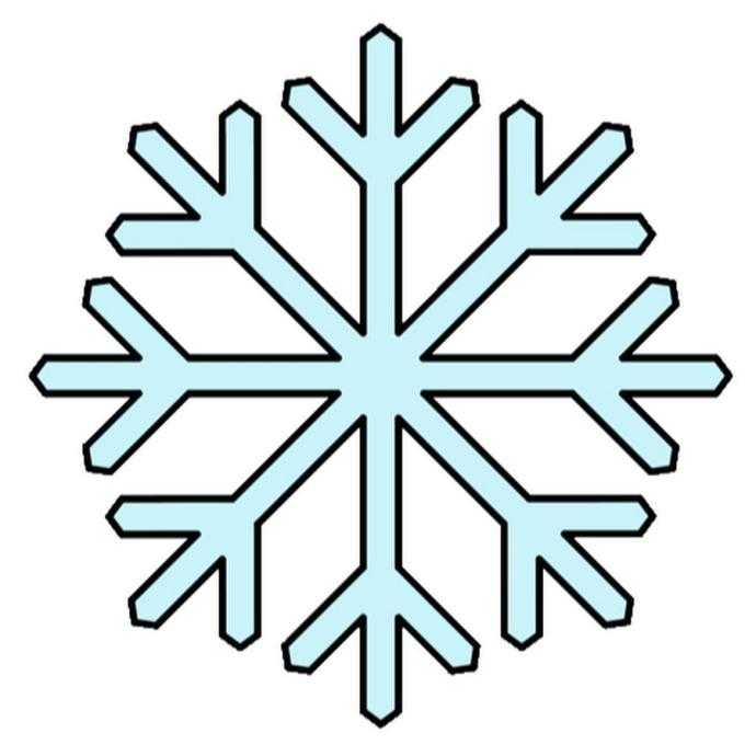 Снежинки карандашом простые