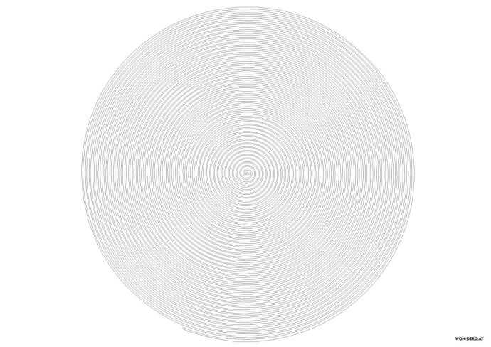 Рисование по спирали