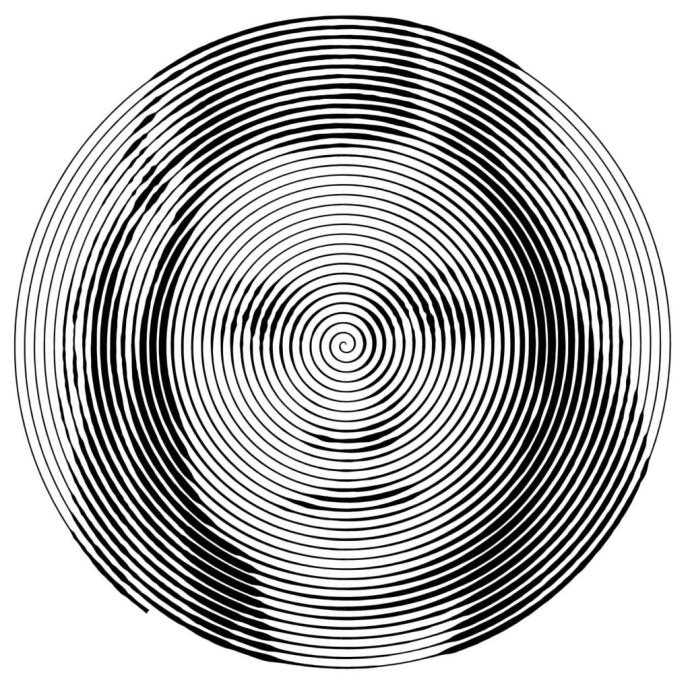 Спираль для раскрашивания