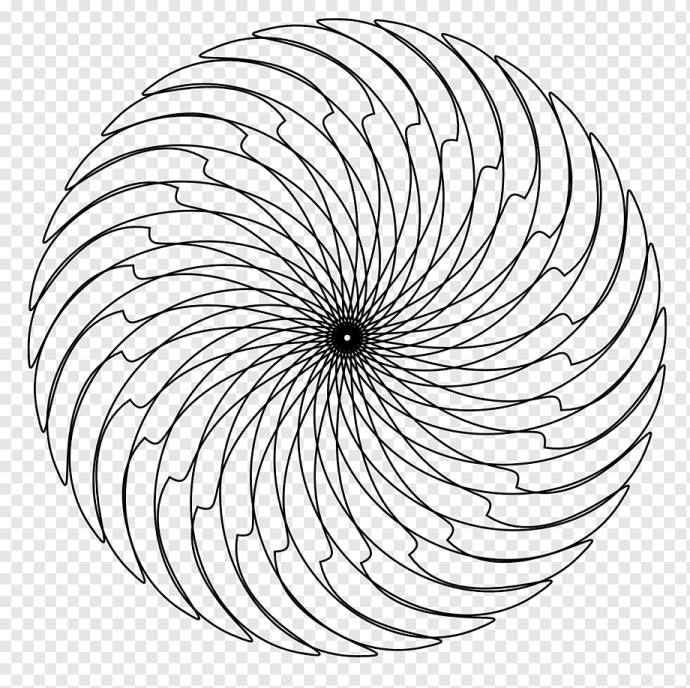 Мандала денежная спираль