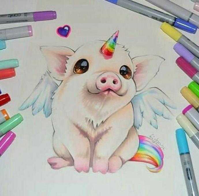 Эмми и Свинка Единорог