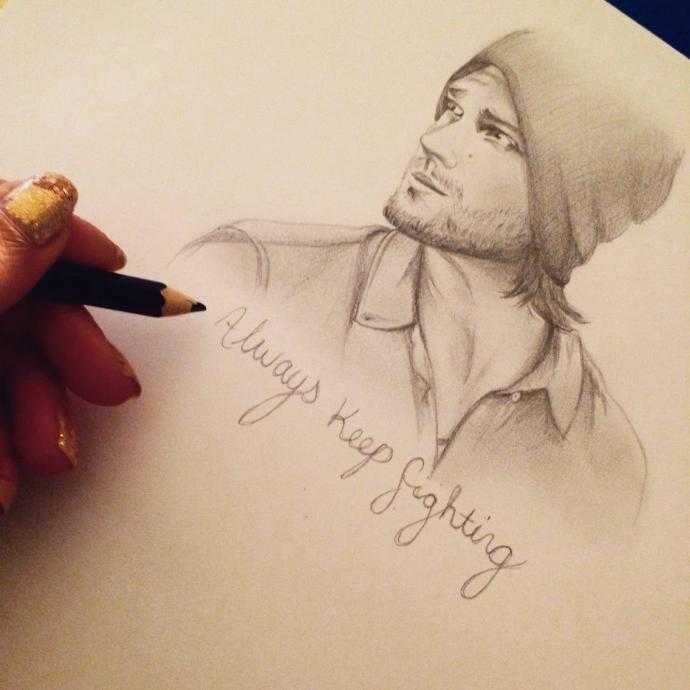 Сверхъестественное арты карандашом