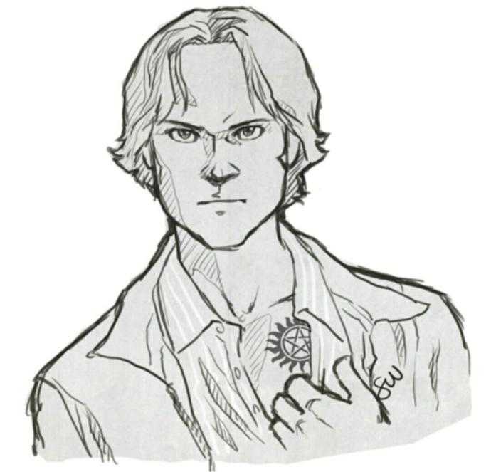 Сверхъестественное скетч Сэм