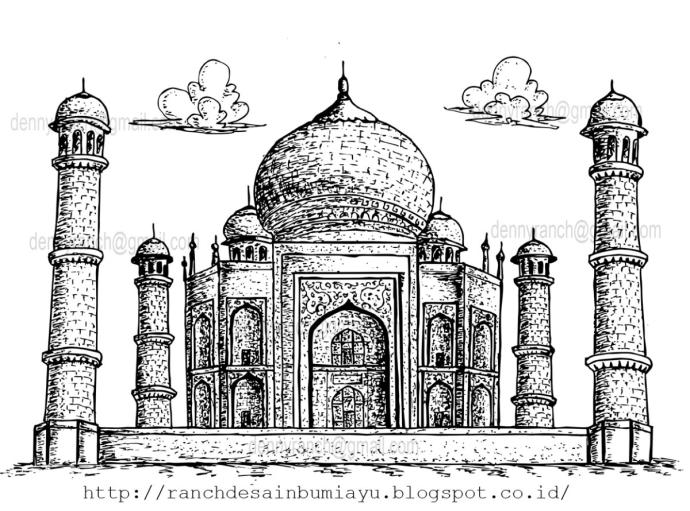 Тадж Махал скетч