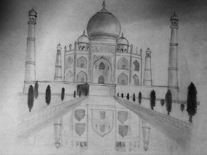Тадж Махал вектор